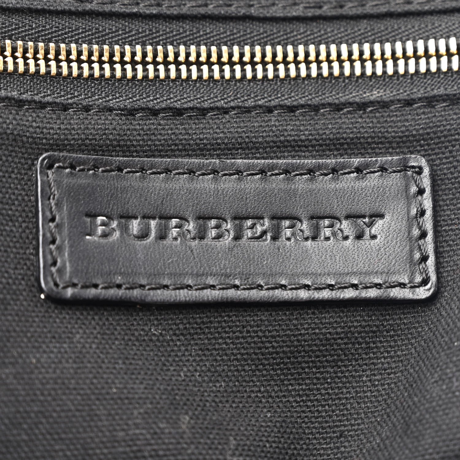 Bridle Calfskin House Check Small Orchard Bowling Bag Black