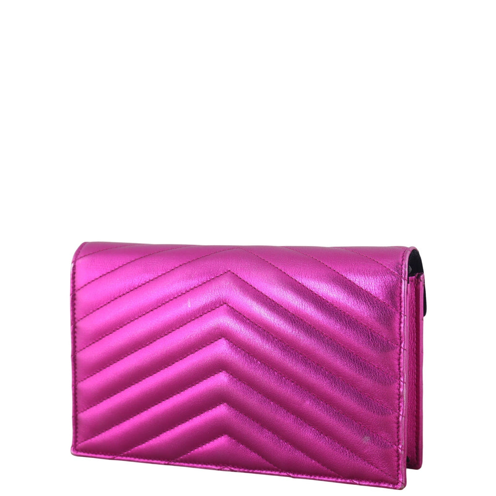 Saint Laurent Cassandre Envelope Chain Wallet