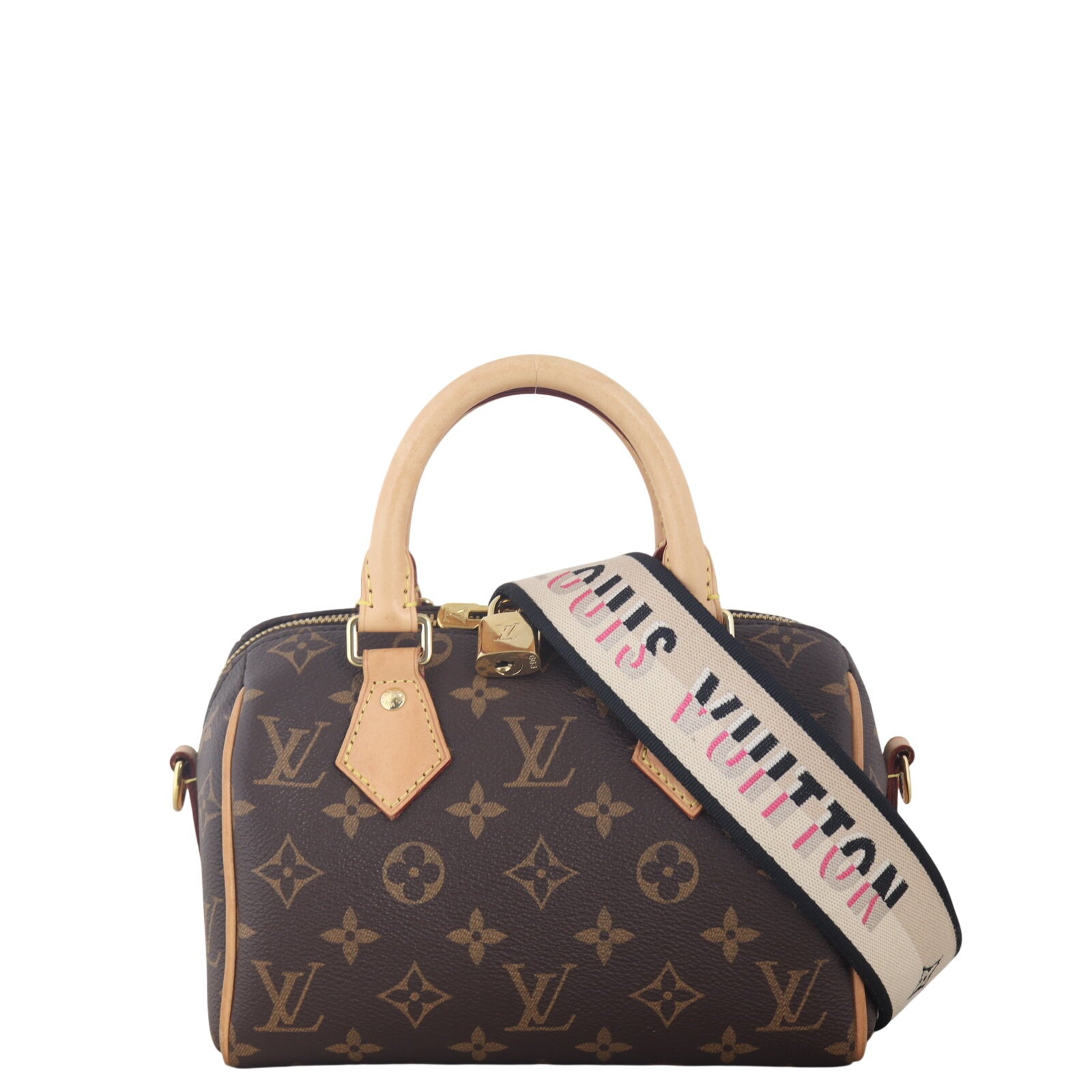 Louis Vuitton Speedy 20 Bandouliere Monogram with Embroidered Strap