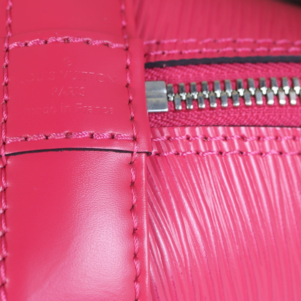 Louis Vuitton Alma BB Epi with Embroidered Strap
