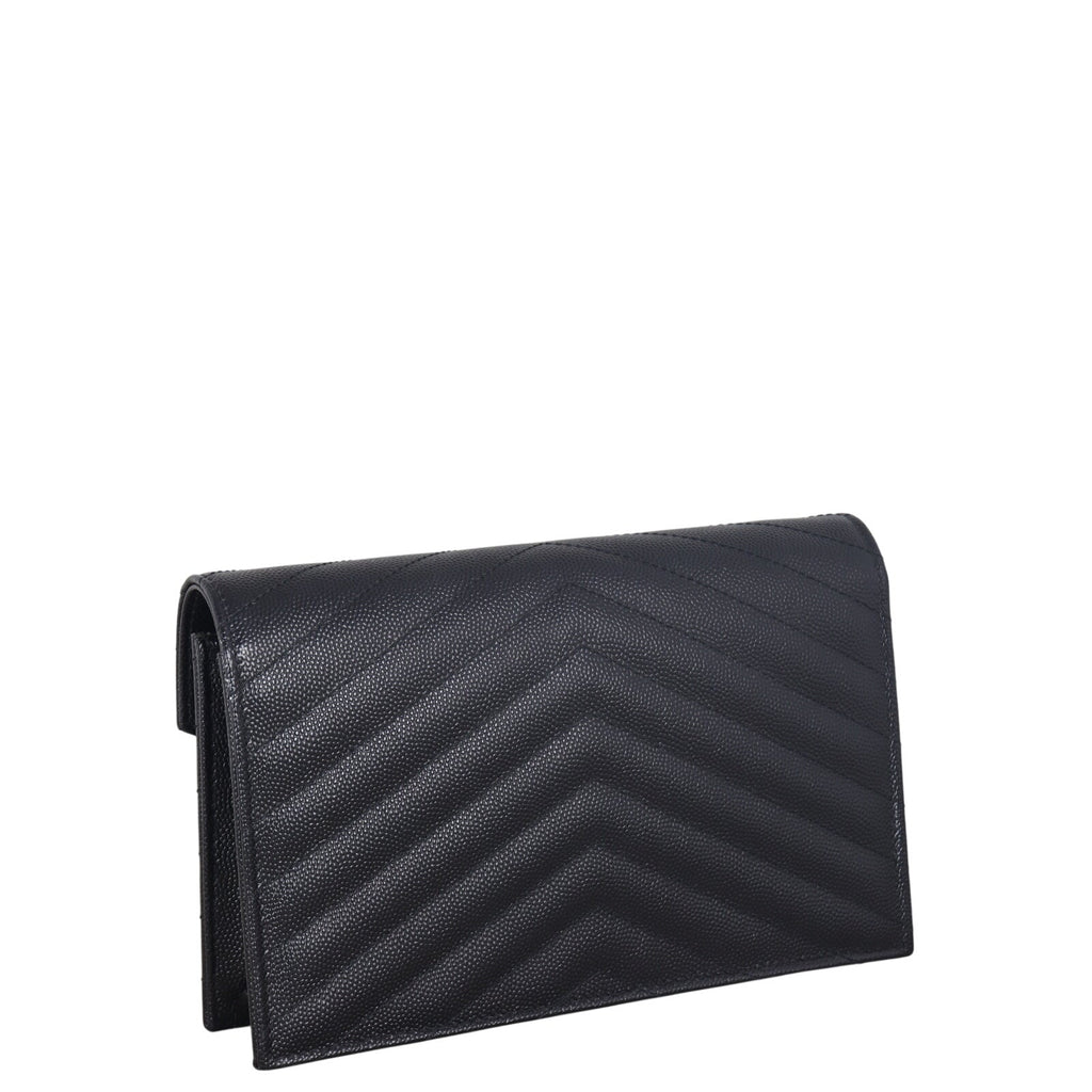 Saint Laurent Cassandre Envelope Chain Wallet