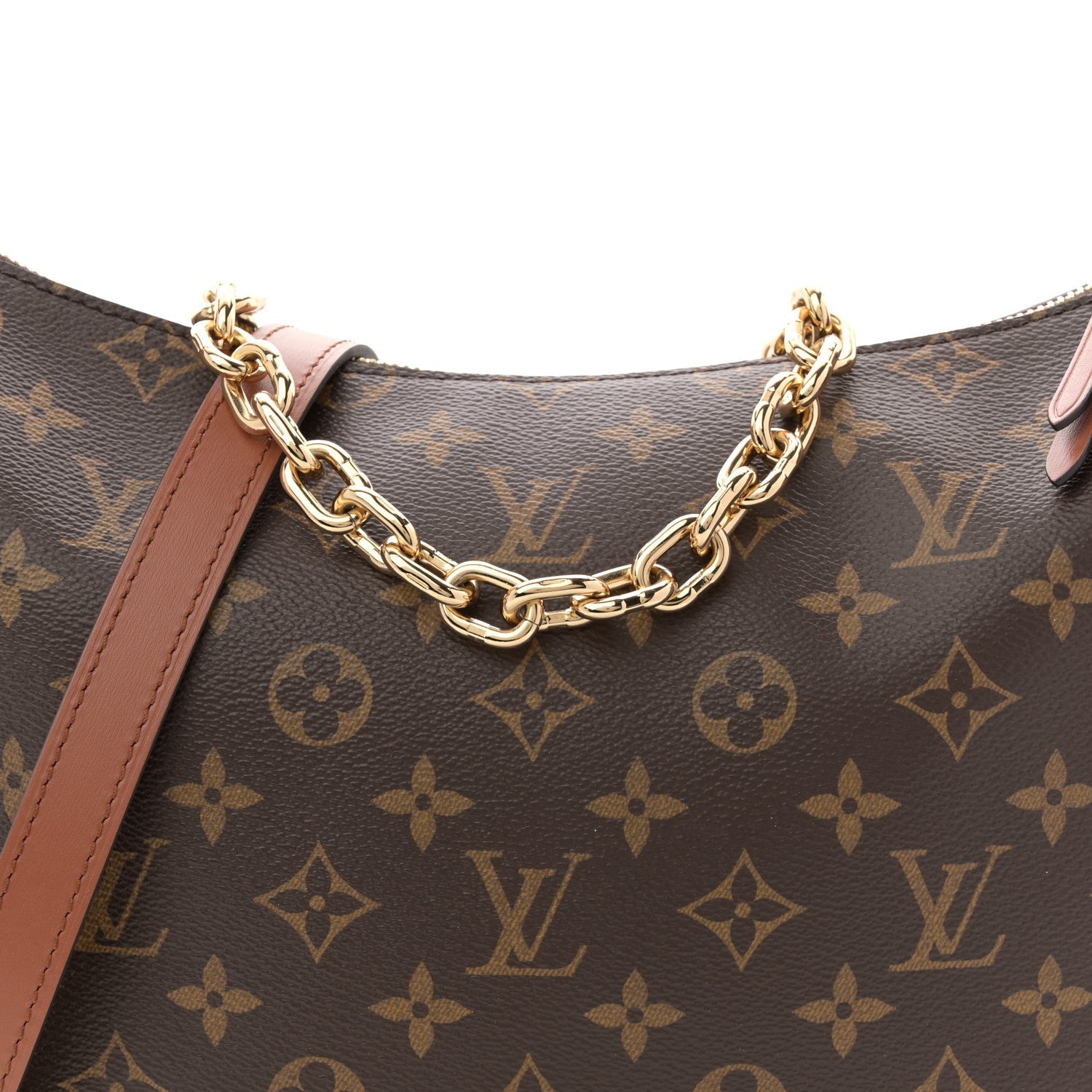 Reverse Monogram Loop Hobo