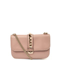 Valentino Shoulder Bag Glam Lock - Medium in Pink, Leather
