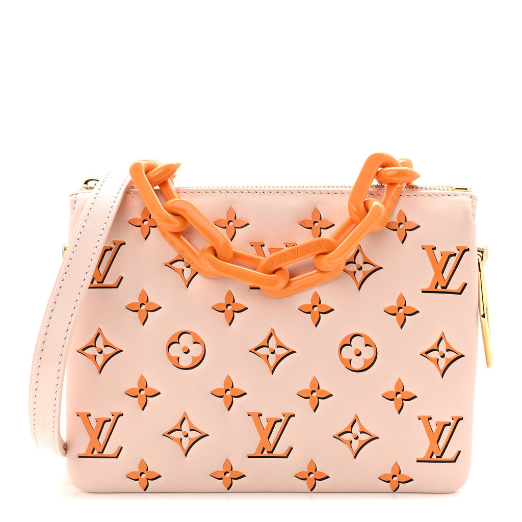 LV x SY Lambskin Monogram Coussin BB Pearl
