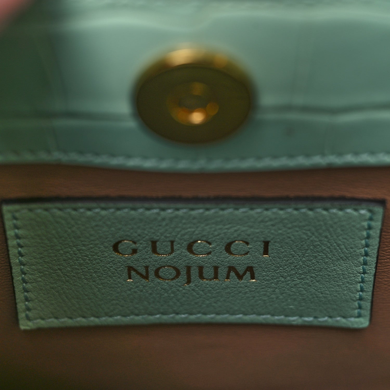 Alligator Small Diana Tote Bag Green