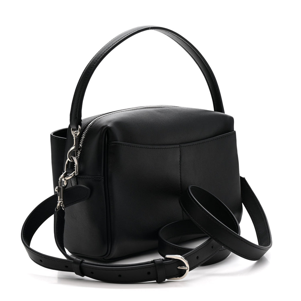 Smooth Calfskin Rodeo Camera Bag Black