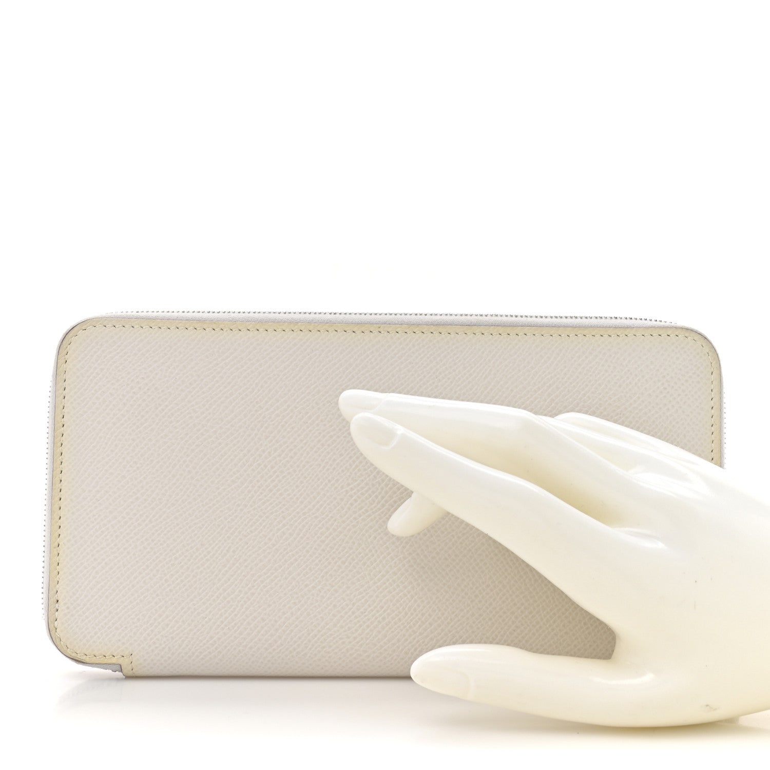 Epsom Silk'In Wallet Gris Pale