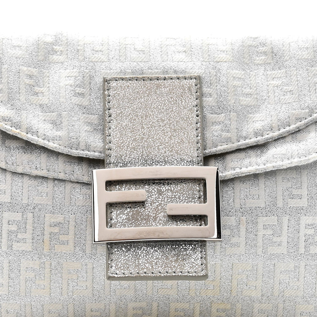 Metallic Zucchino Baguette Silver