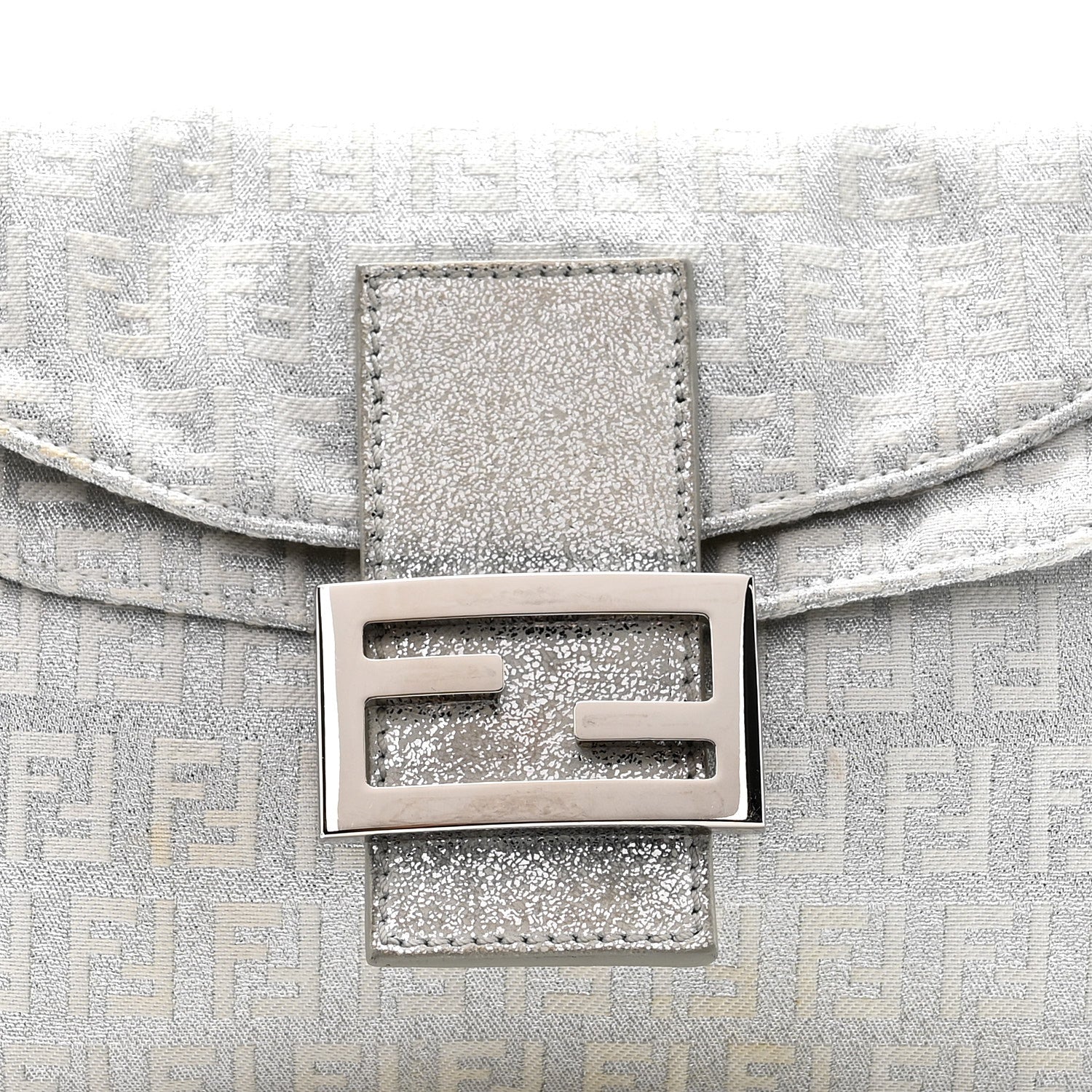 Metallic Zucchino Baguette Silver