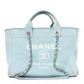 Mixed Fibers Medium Deauville Tote Light Blue