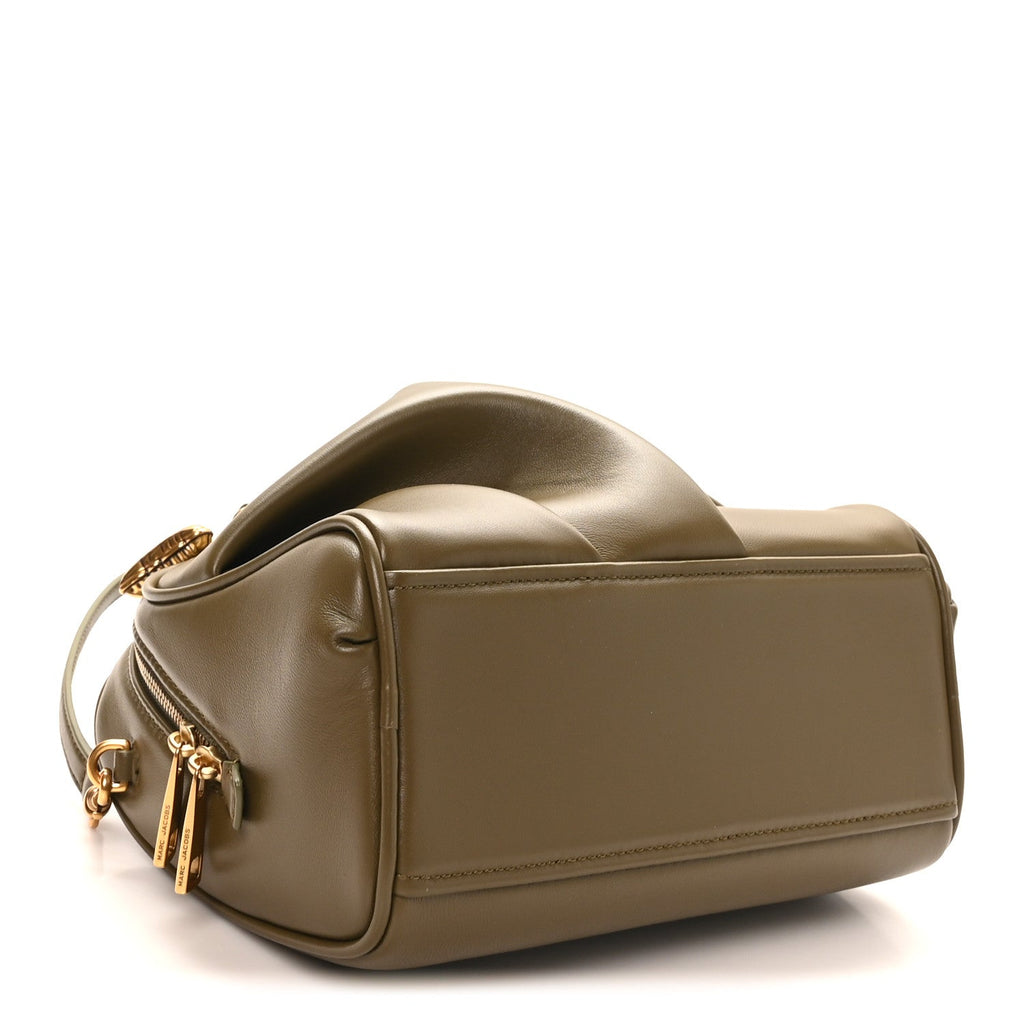 Lambskin Small The Wave Bag Olive