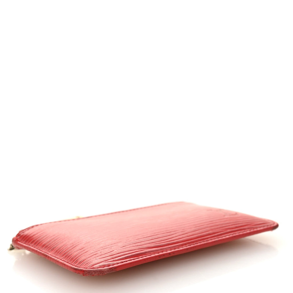 Epi Key Pouch Castillan Red