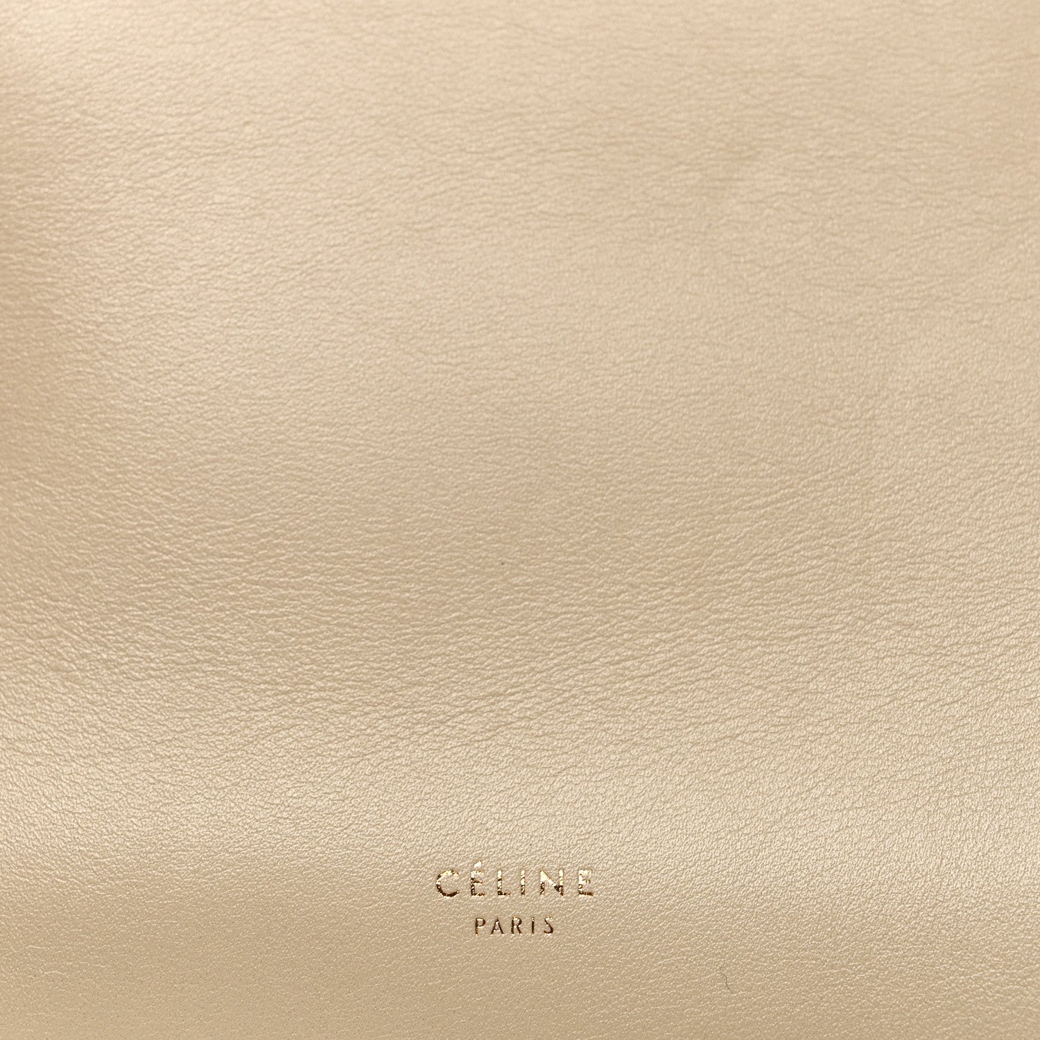 Smooth Calfskin Mini Clasp Bag Beige