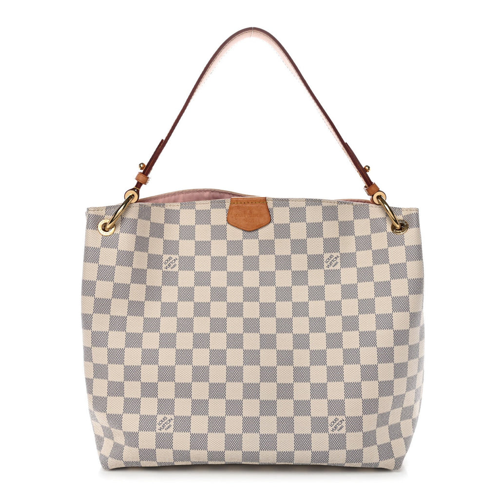 Damier Azur Graceful PM Rose Ballerine
