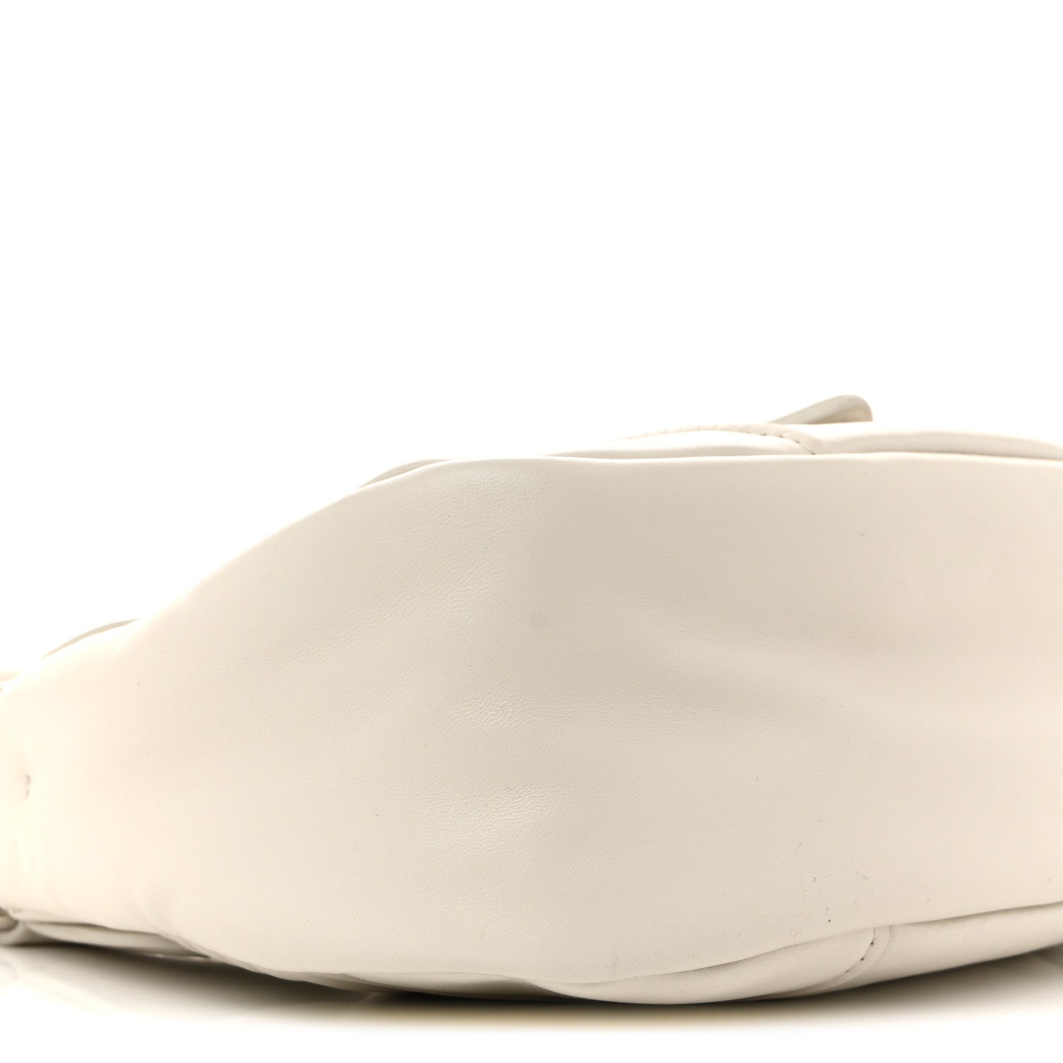 Nappa Soft Padded Re-Edition 2002 Moon Bag White