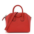 Sugar Goatskin Mini Antigona Pop Red