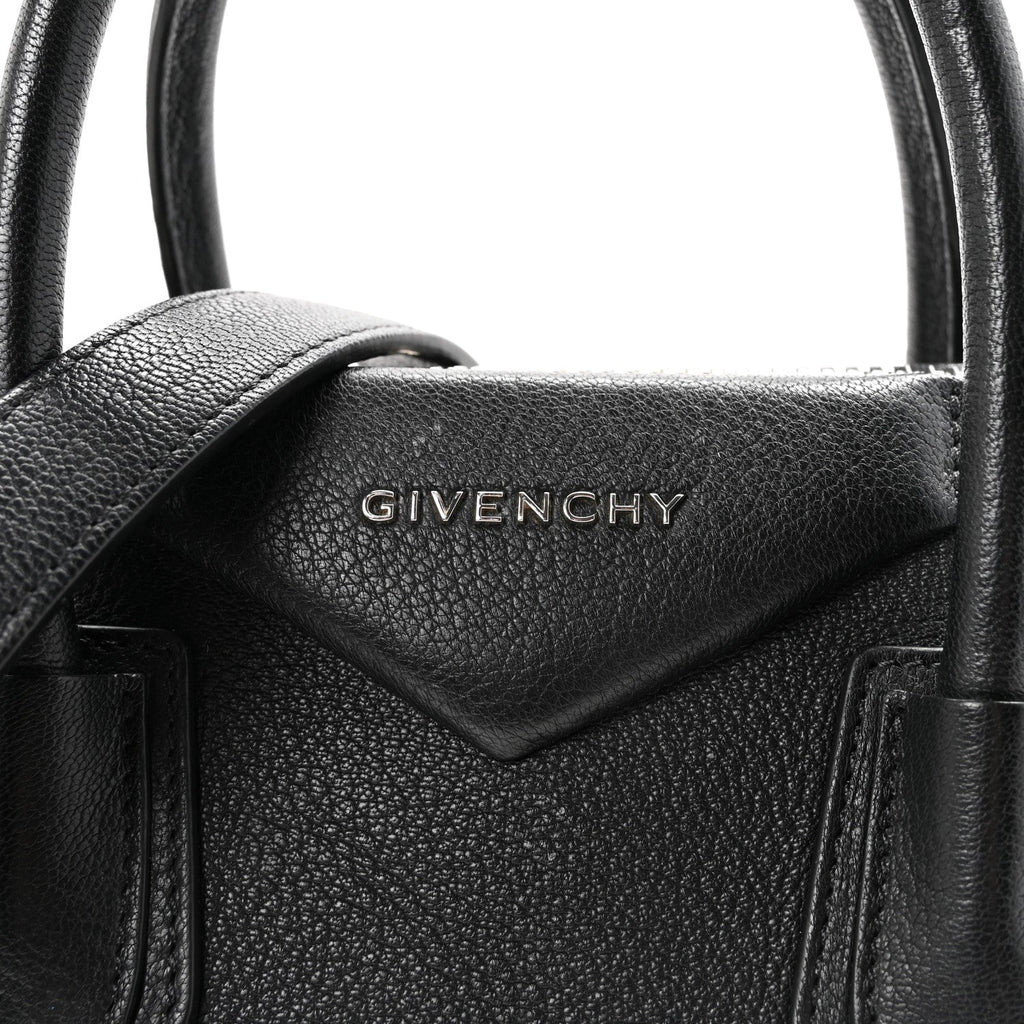 Sugar Goatskin Small Antigona Black