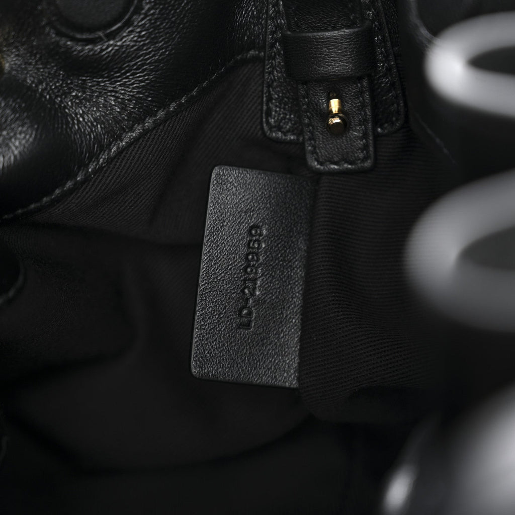 Nappa Small Soft Bag Black