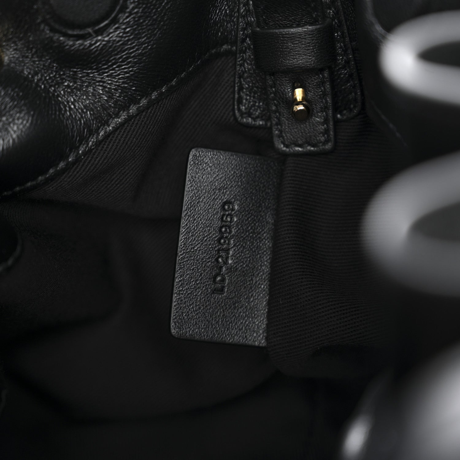 Nappa Small Soft Bag Black