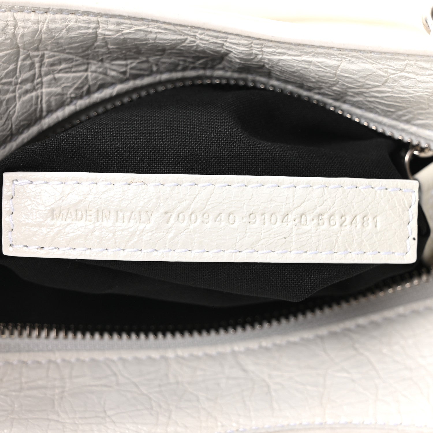 Agneau Arena Neo Cagole Handbag XS Optic White