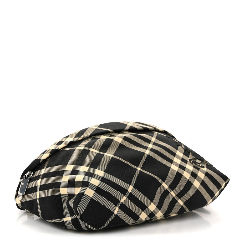 Canvas Check Essential Belt Bag Black Calico