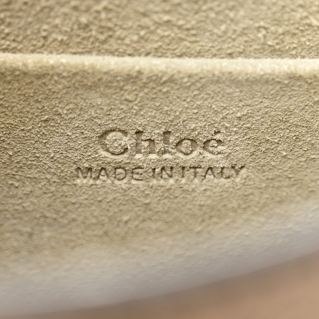Calfskin Suede Small Nile Bracelet Bag Biscotti Beige