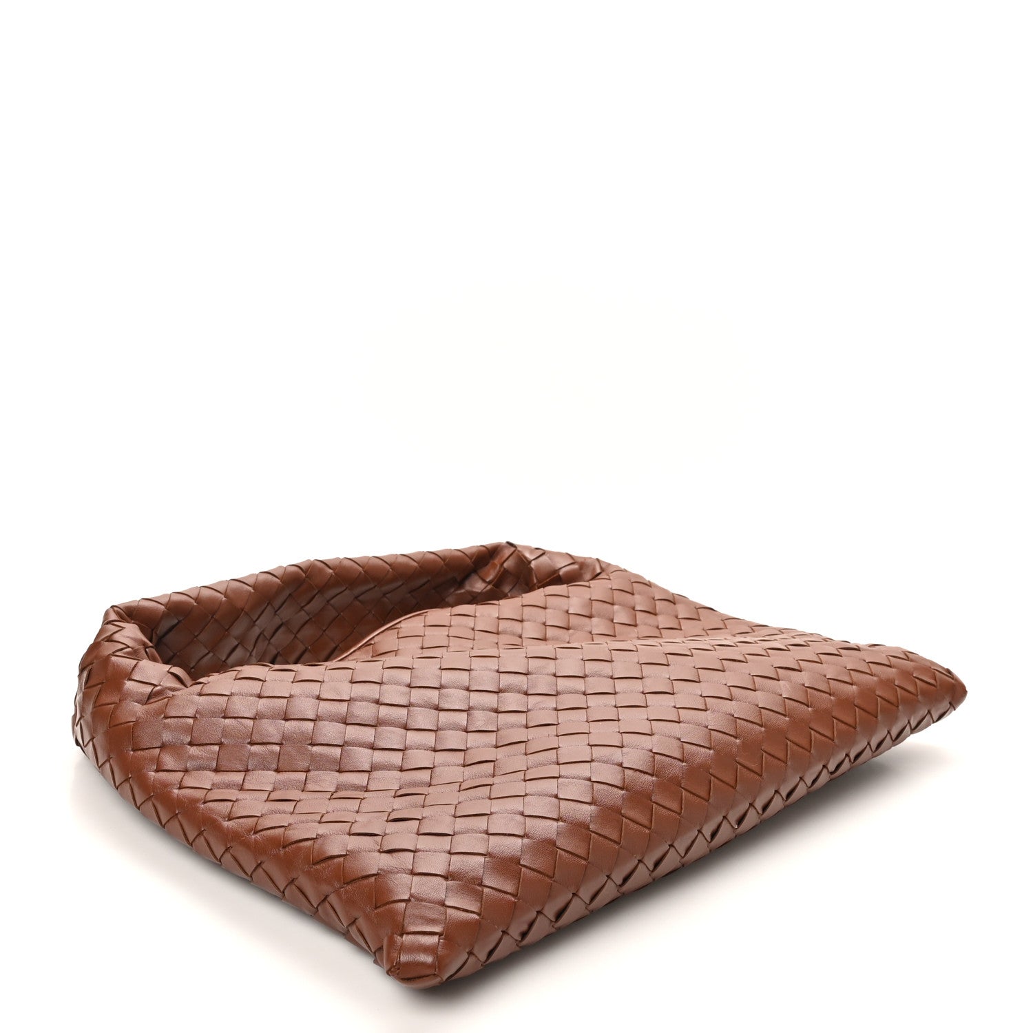 Calfskin Intrecciato Small Hop Sapele