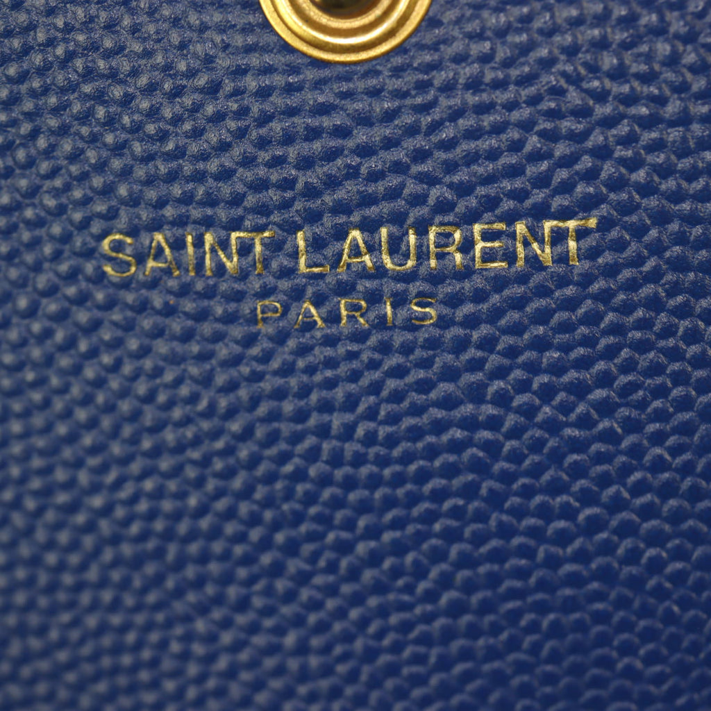 Saint Laurent Cassandre Envelope Chain Wallet