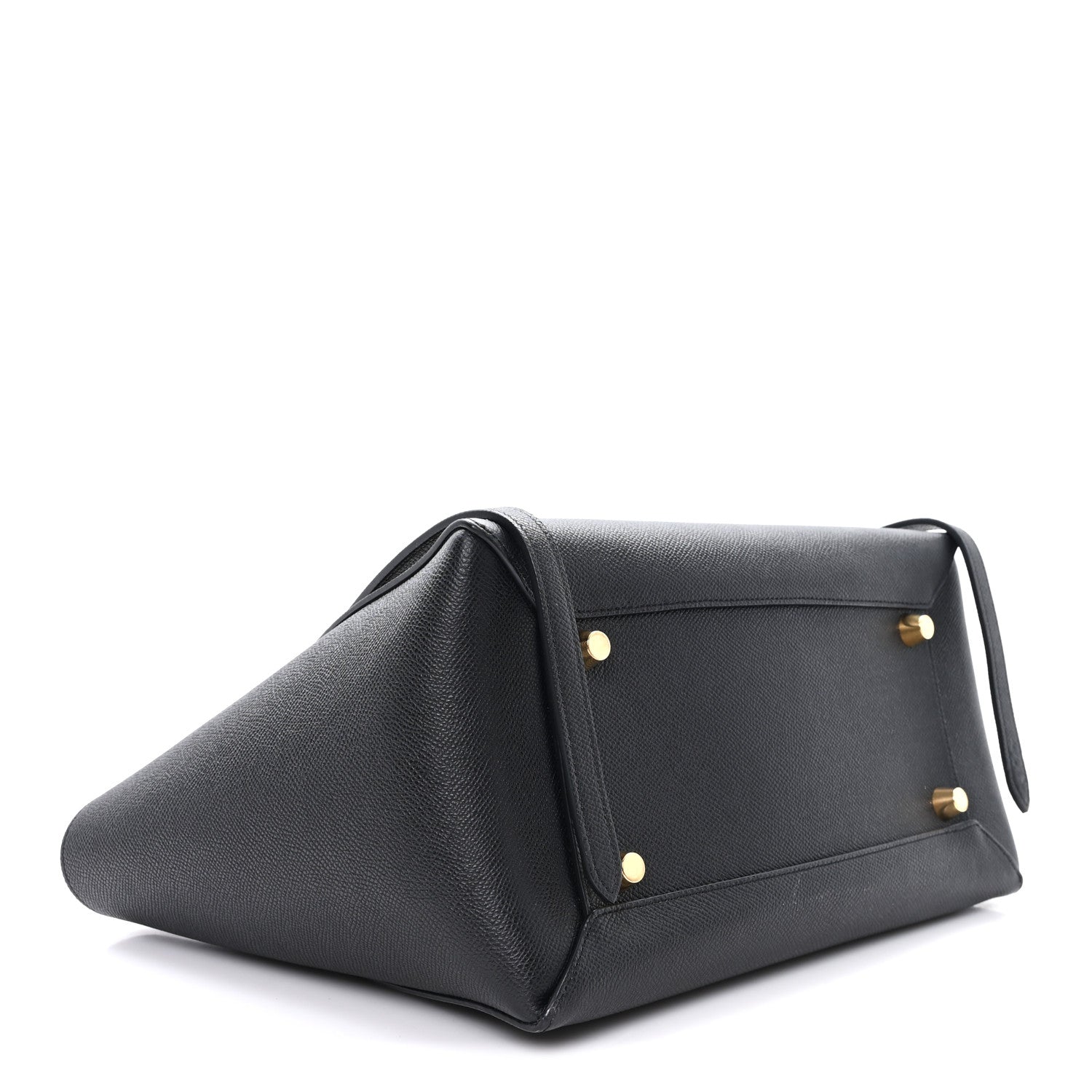 Grained Calfskin Mini Belt Bag Black