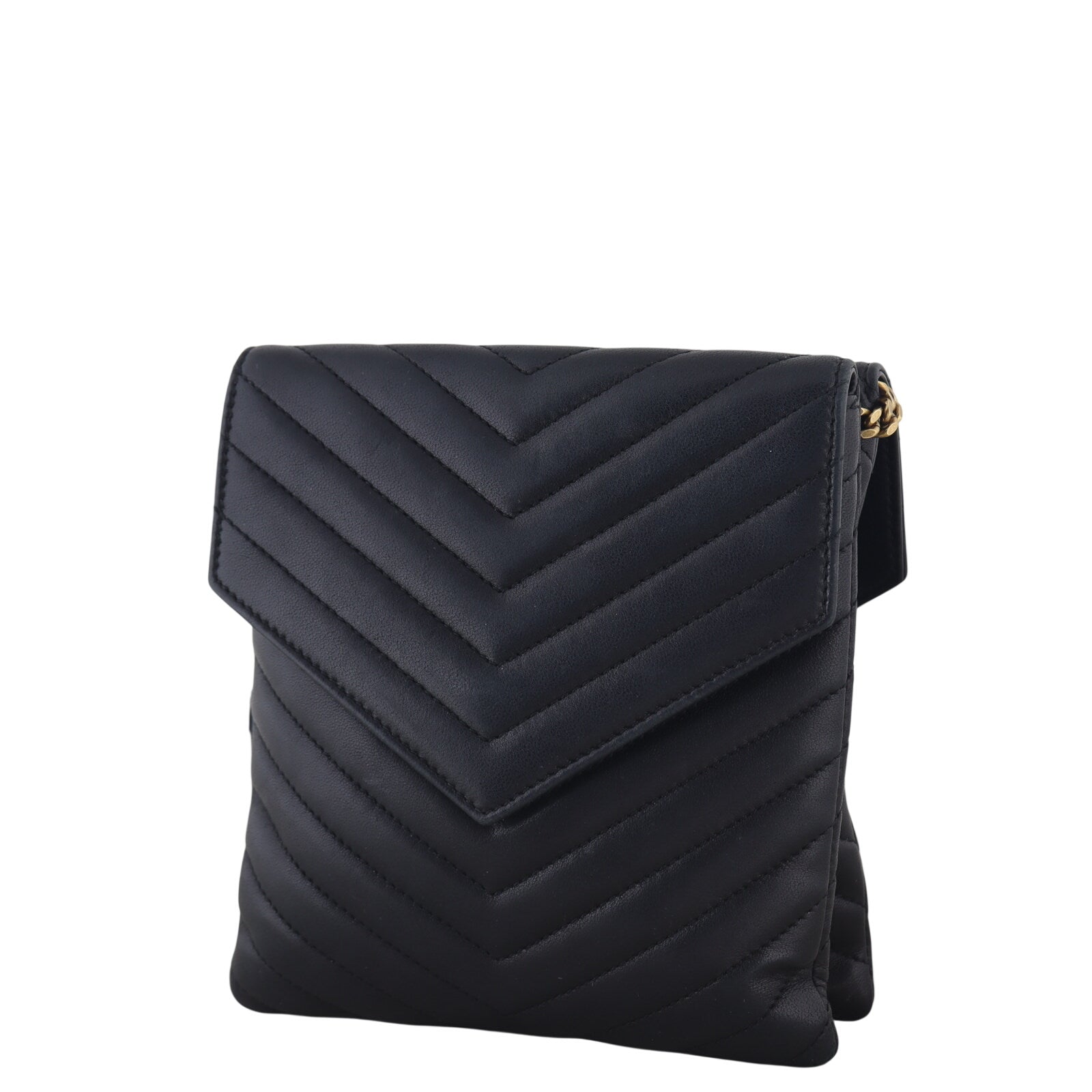 Saint Laurent Matelasse Double Flap Vertical Bag