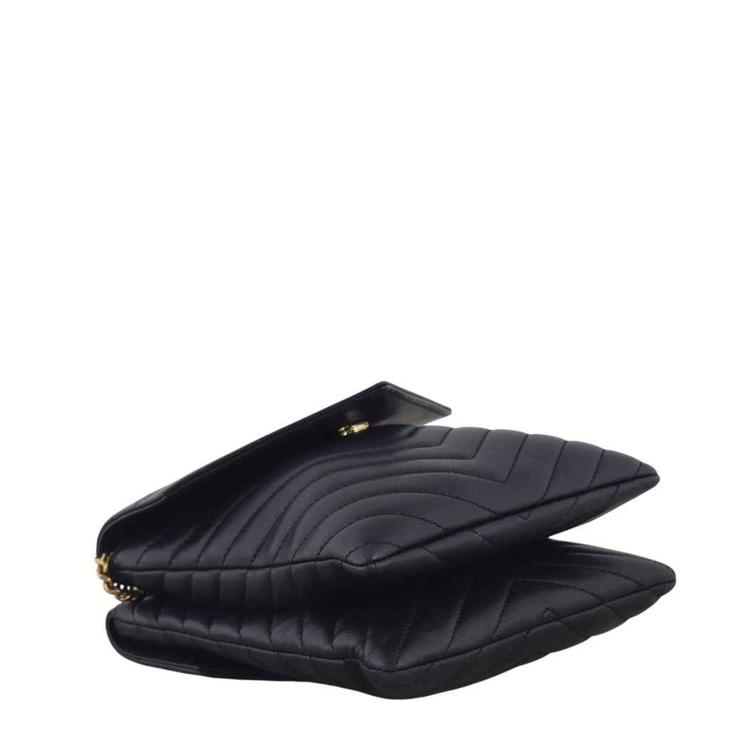 Saint Laurent Matelasse Double Flap Vertical Bag