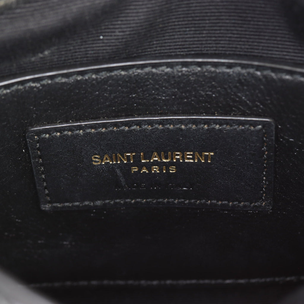 Saint Laurent Matelasse Double Flap Vertical Bag