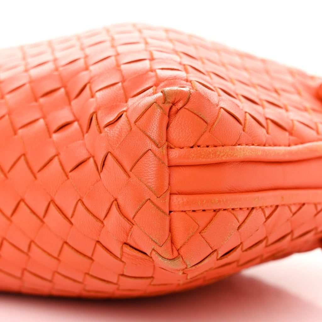 Nappa Intrecciato Nodini Crossbody Messenger Noce