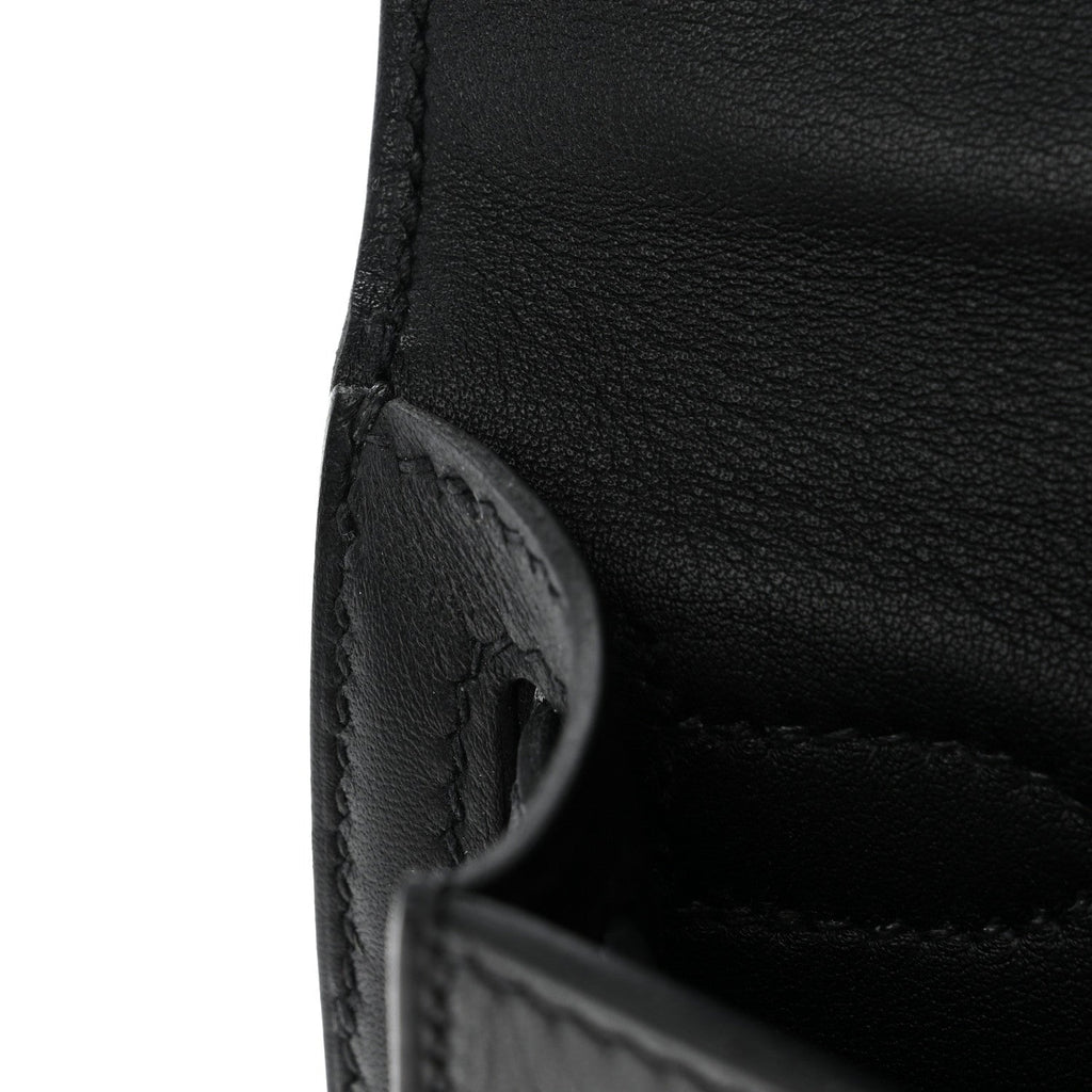 Swift Kelly Cut Clutch Pochette Black