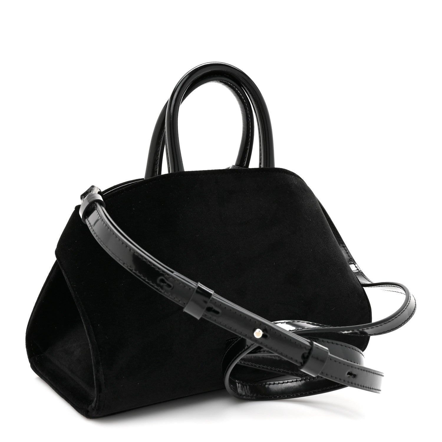 Velvet Strass XS Hug Bag Black
