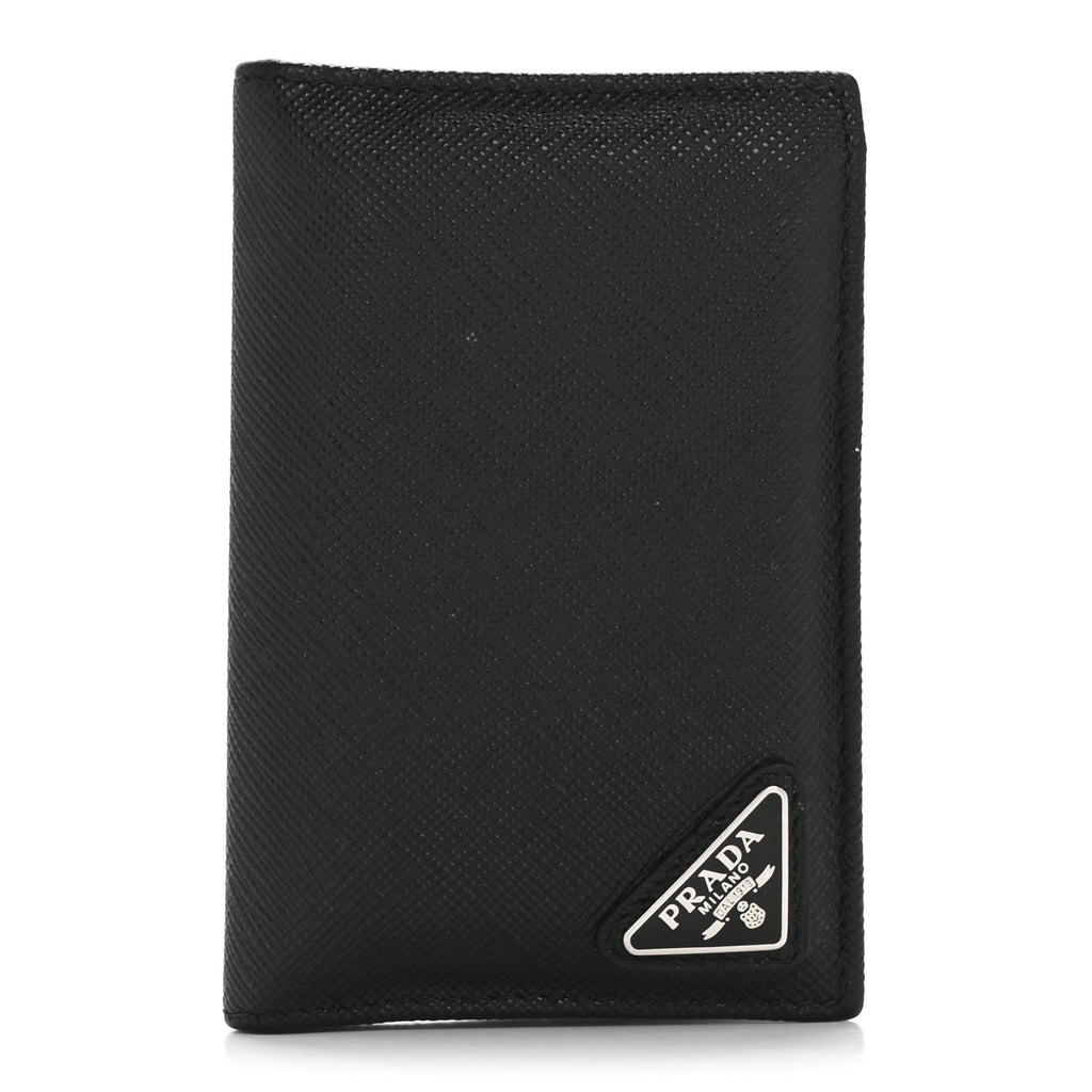 Saffiano Triangle  Holder Black