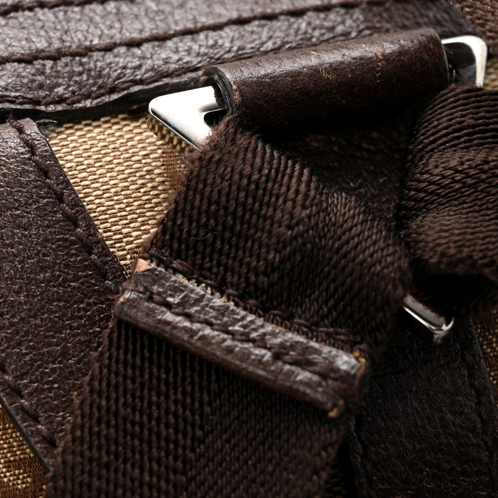Monogram Backpack Dark Brown