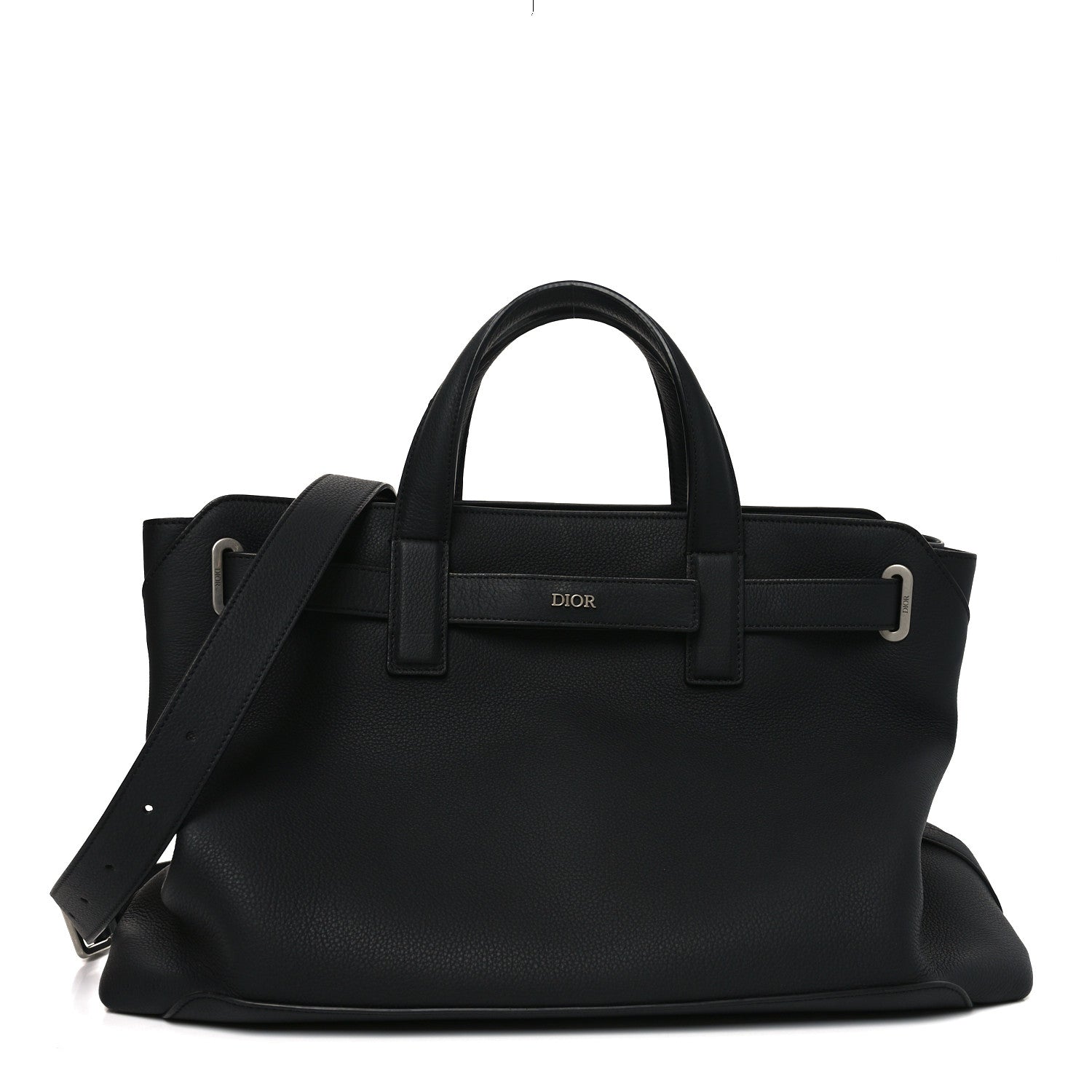 Icons Calfskin Medium Normandie Tote Black