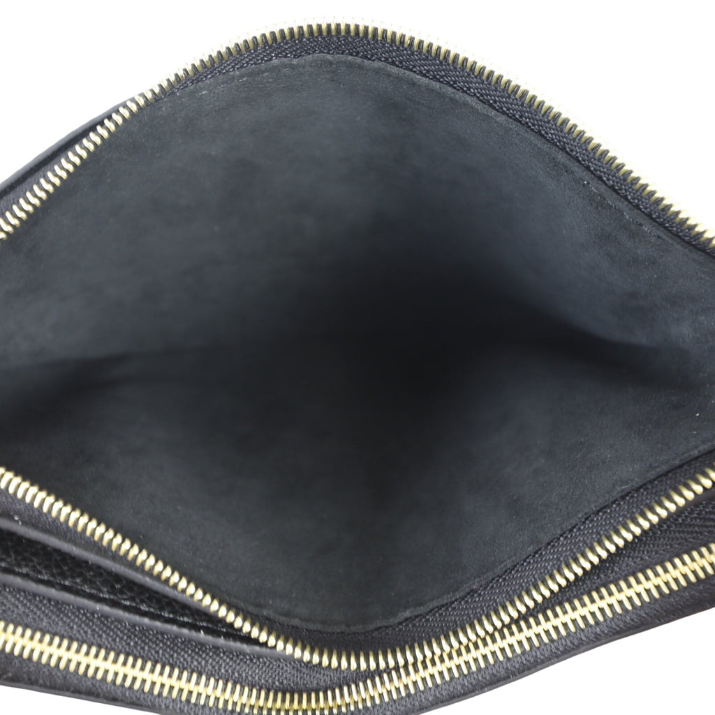 Louis Vuitton Double Zip Pochette Monogram Empreinte Giant Bicolour