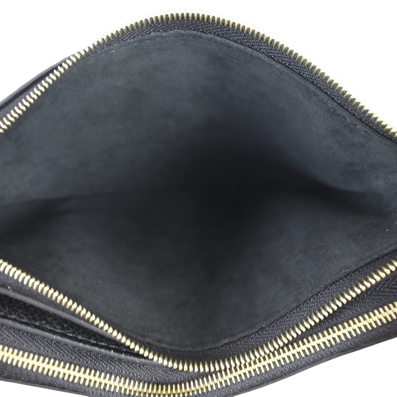 Louis Vuitton Double Zip Pochette Monogram Empreinte Giant Bicolour