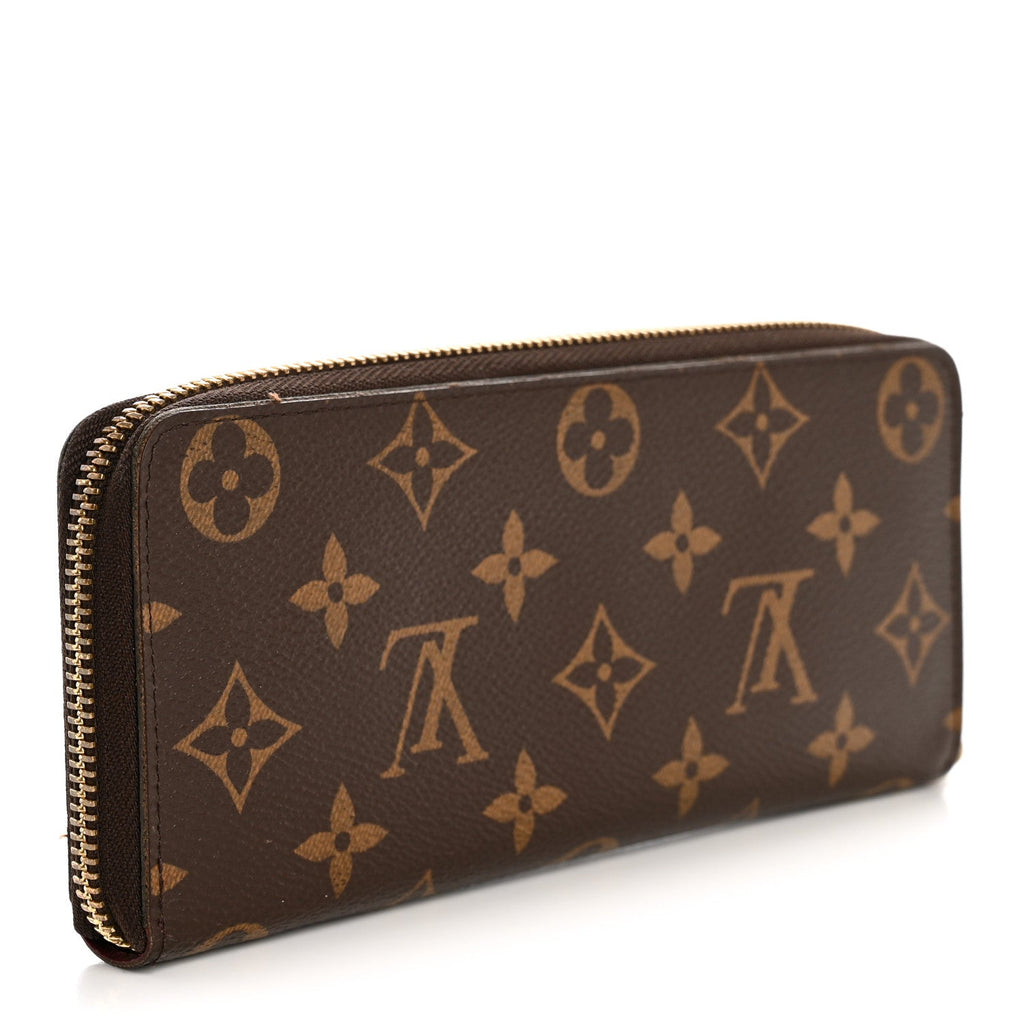 Monogram Clemence Wallet Fuchsia