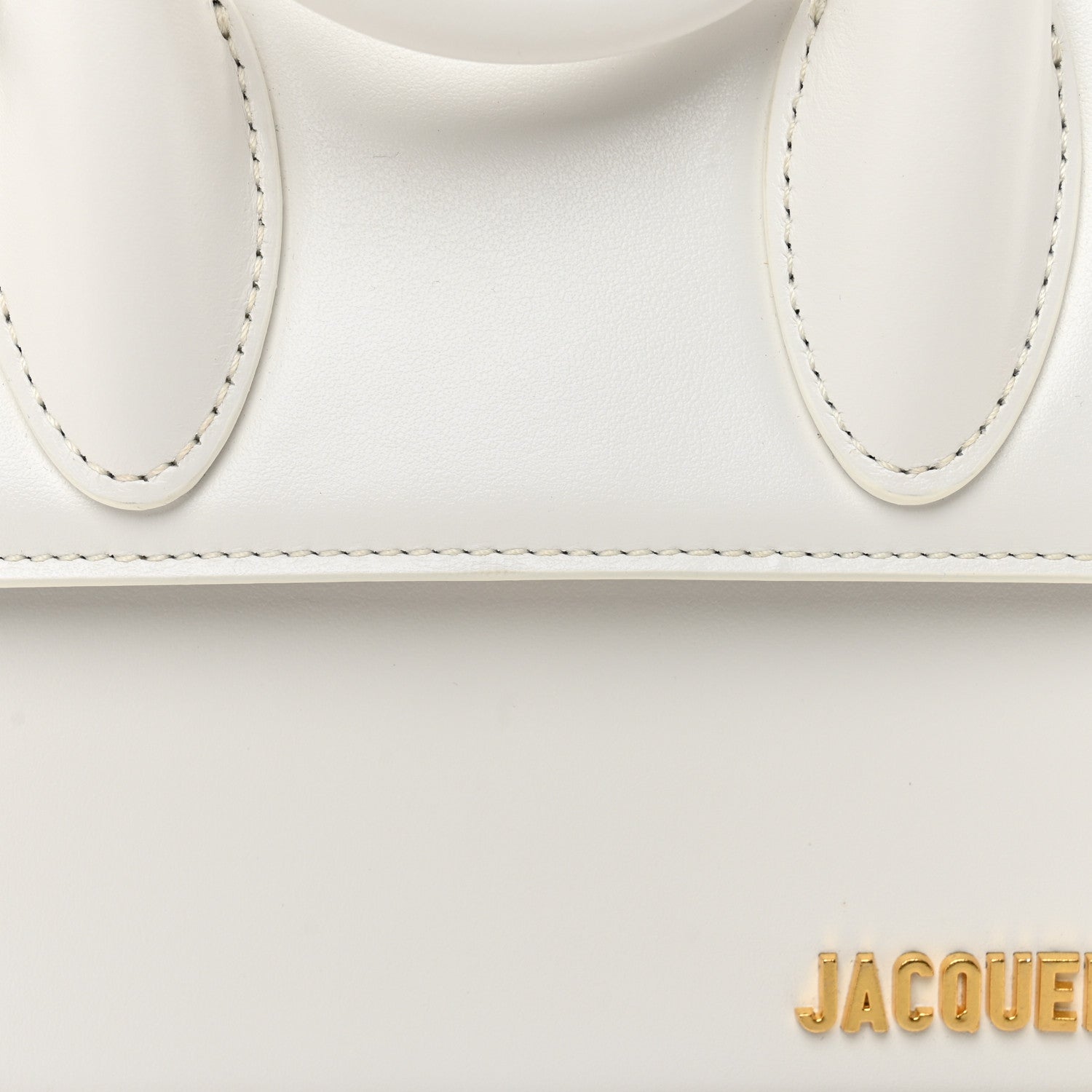 Smooth Calfskin Le Chiquito Noeud White
