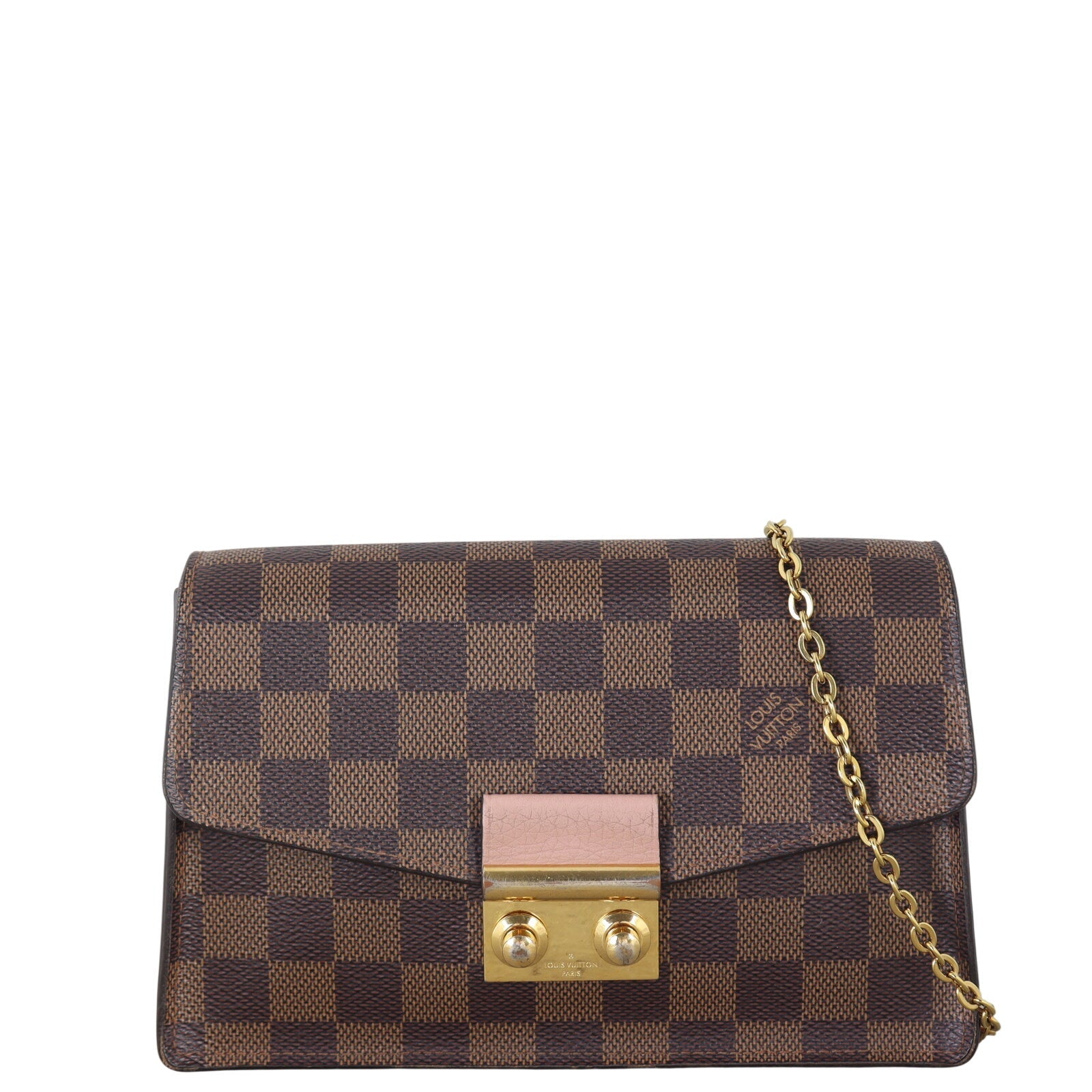 Louis Vuitton Croisette Wallet on Chain Damier Ebene