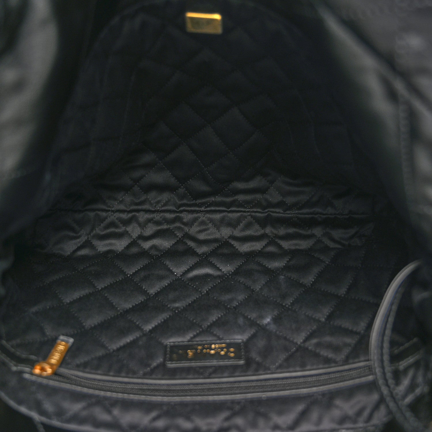 Shiny Calfskin Quilted Small Chanel 22 Black