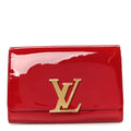Patent Louise Clutch Rose Indien