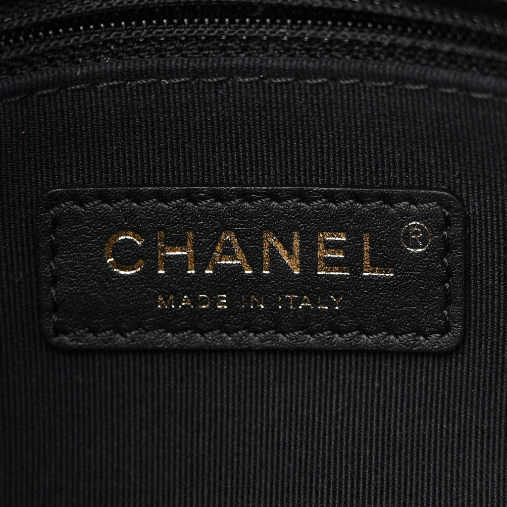 Caviar Quilted Mini CC You Flap Black