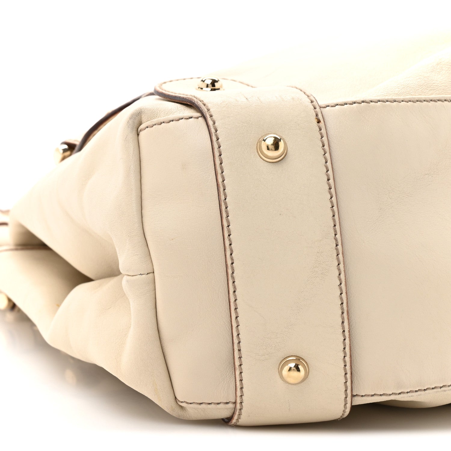 Calfskin Medium Pelham Shoulder Bag Off White