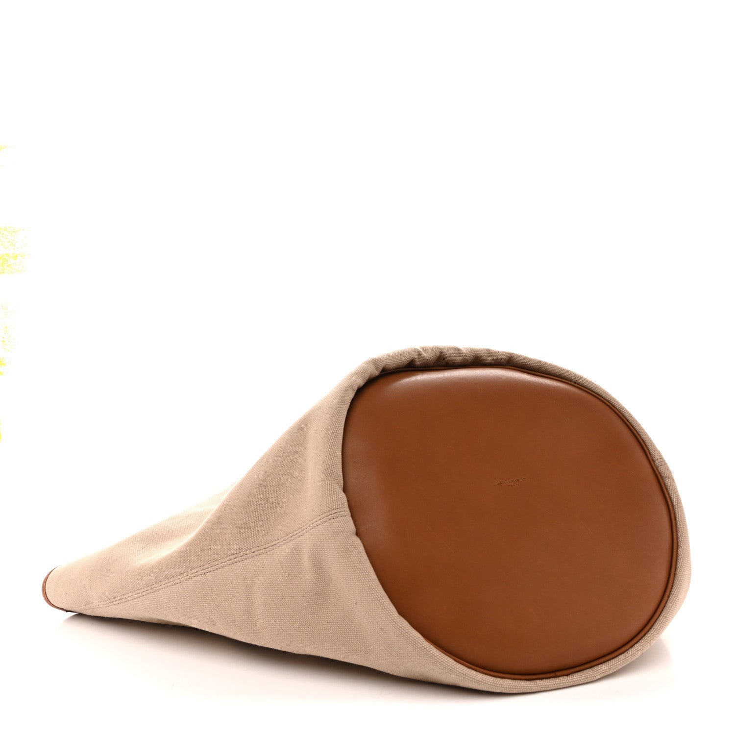 Canvas Calfskin Lauren Panier Tote Desert Dust