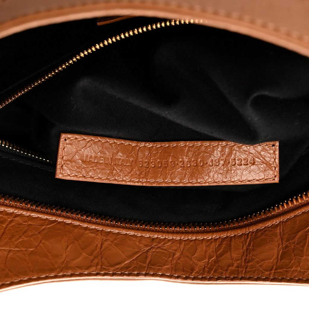 Agneau Arena Gold Hardware Medium Le City Camel