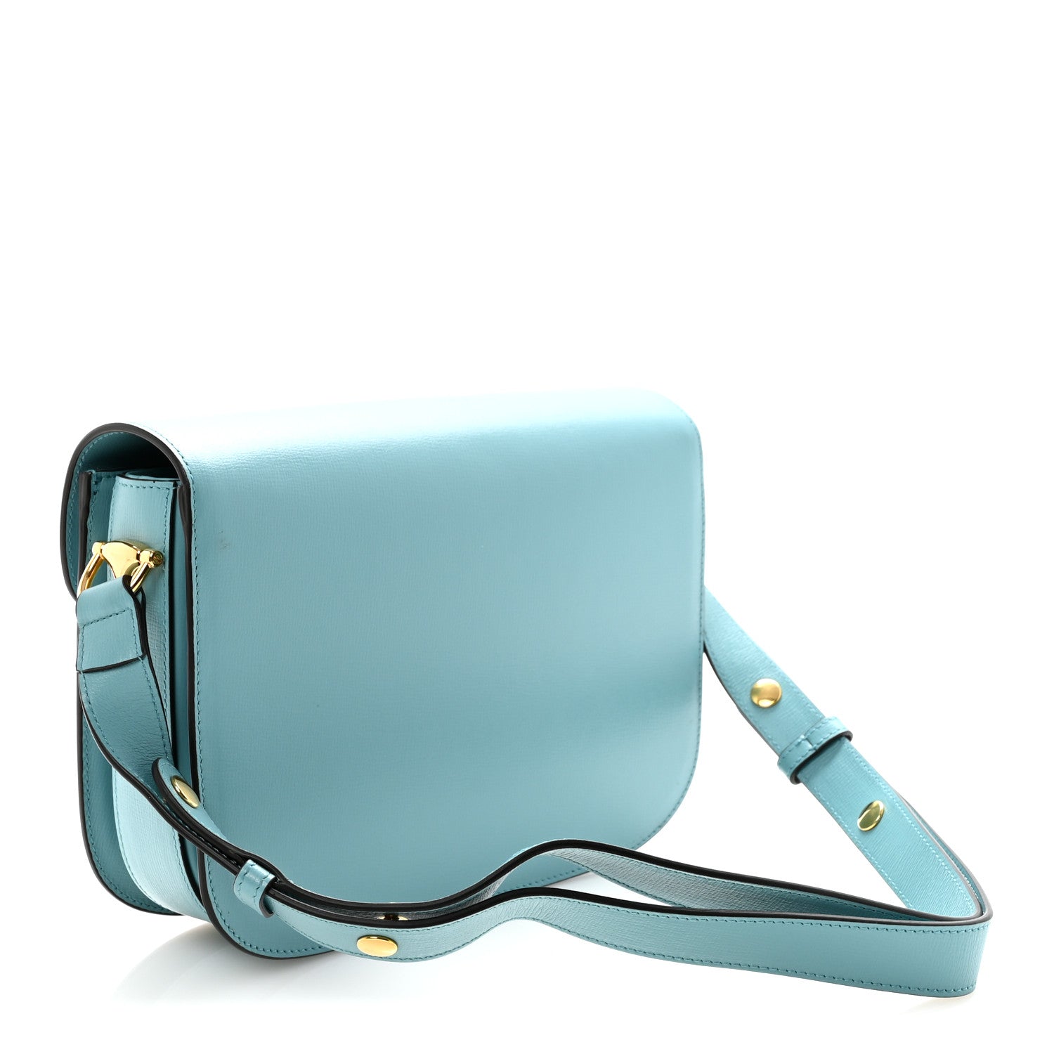 Azalea Calfskin Horsebit 1955 Shoulder Bag Dusty Azure